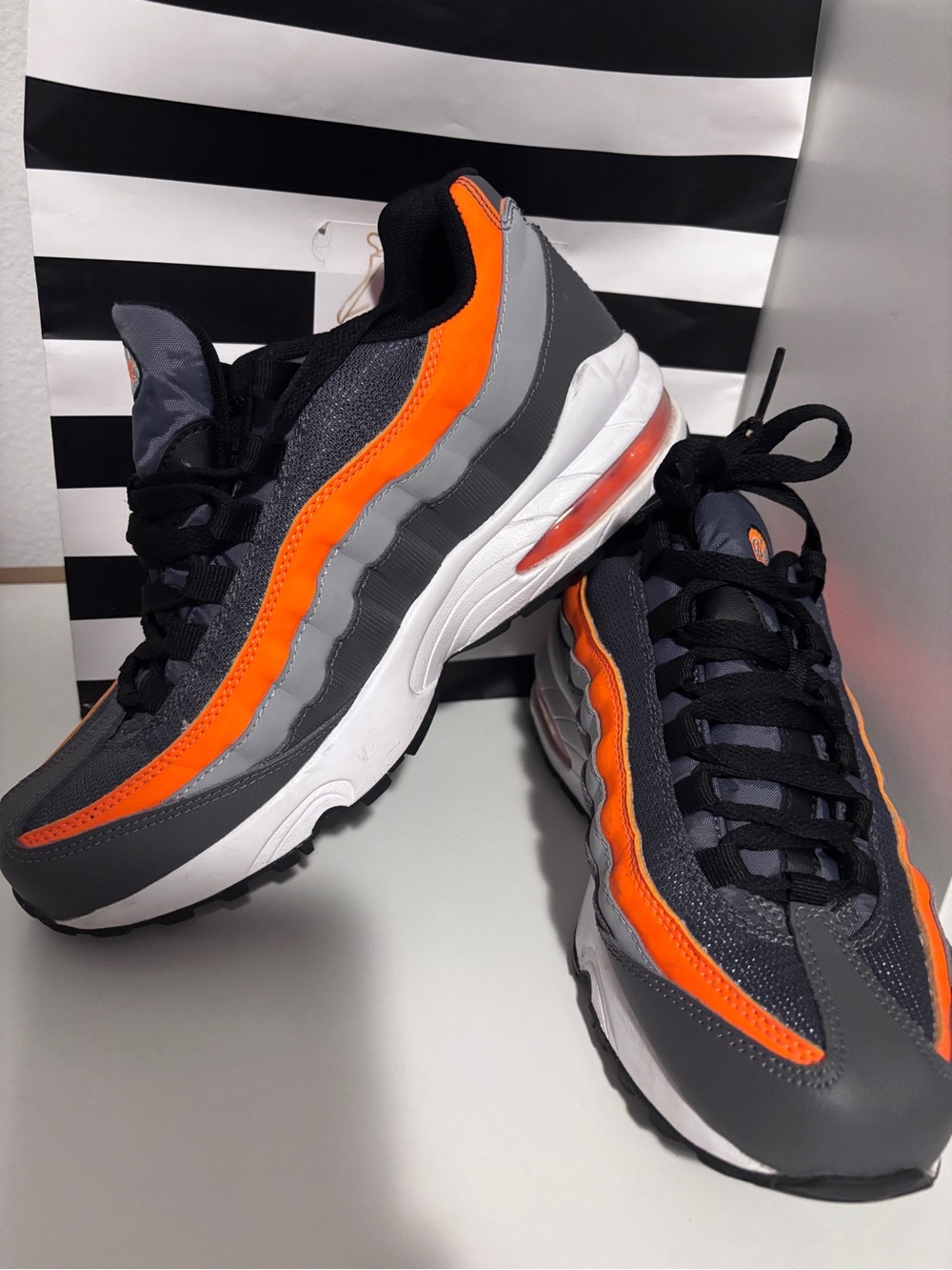 Nike Kids Gray & Orange Air-Max